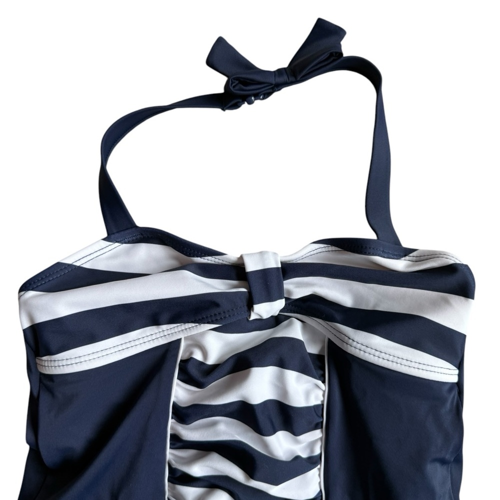 Janie and Jack Navy and White Kids Swim Set - Picture 2 of 6